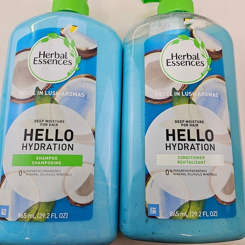 Herbal Essences Hello Hydration Shampoo Conditioner‎ Set Coconut 29.2oz Pump 2pk